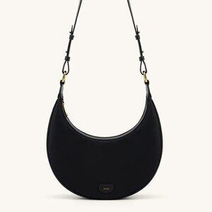 JW Pei Carly Nylon Saddle Bag - Black